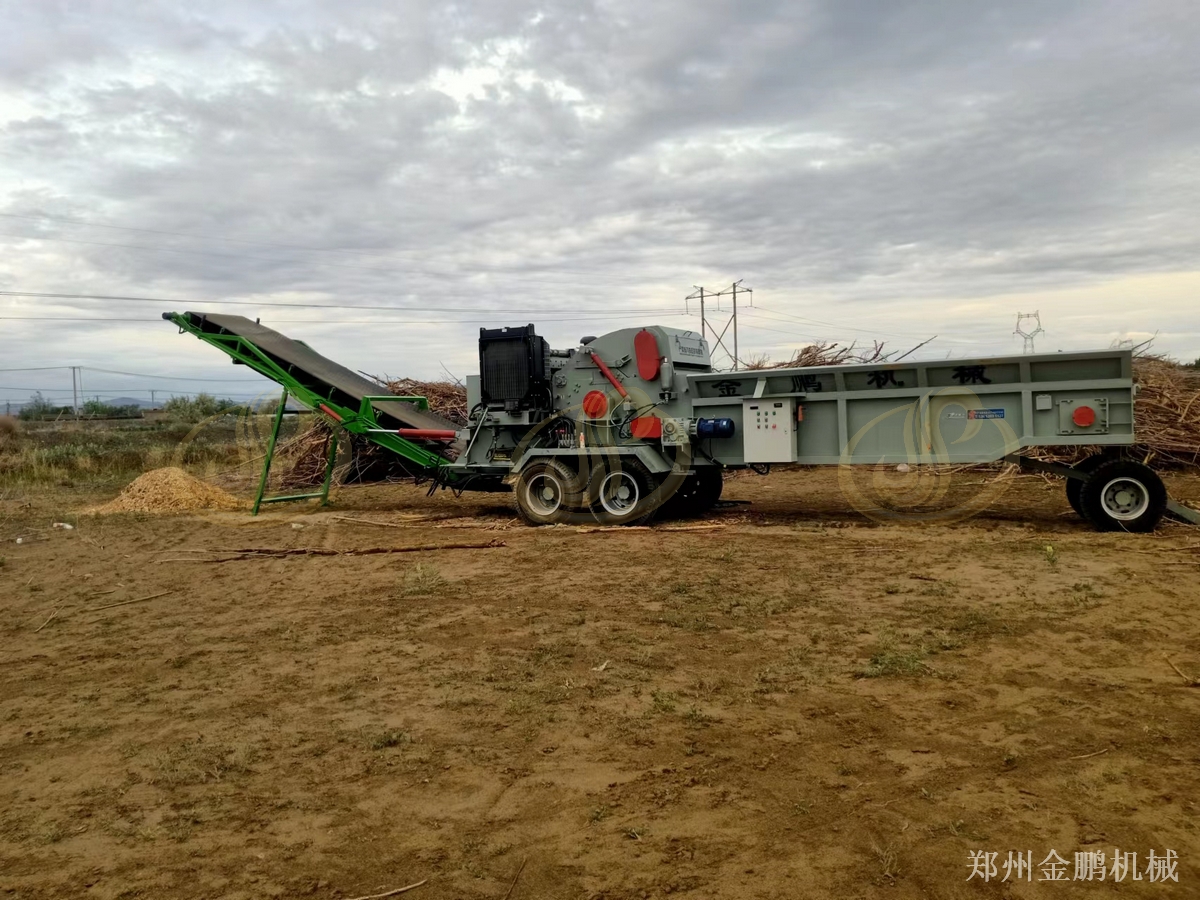 郑州金鹏木材粉碎机全套设备的配置与配套思路